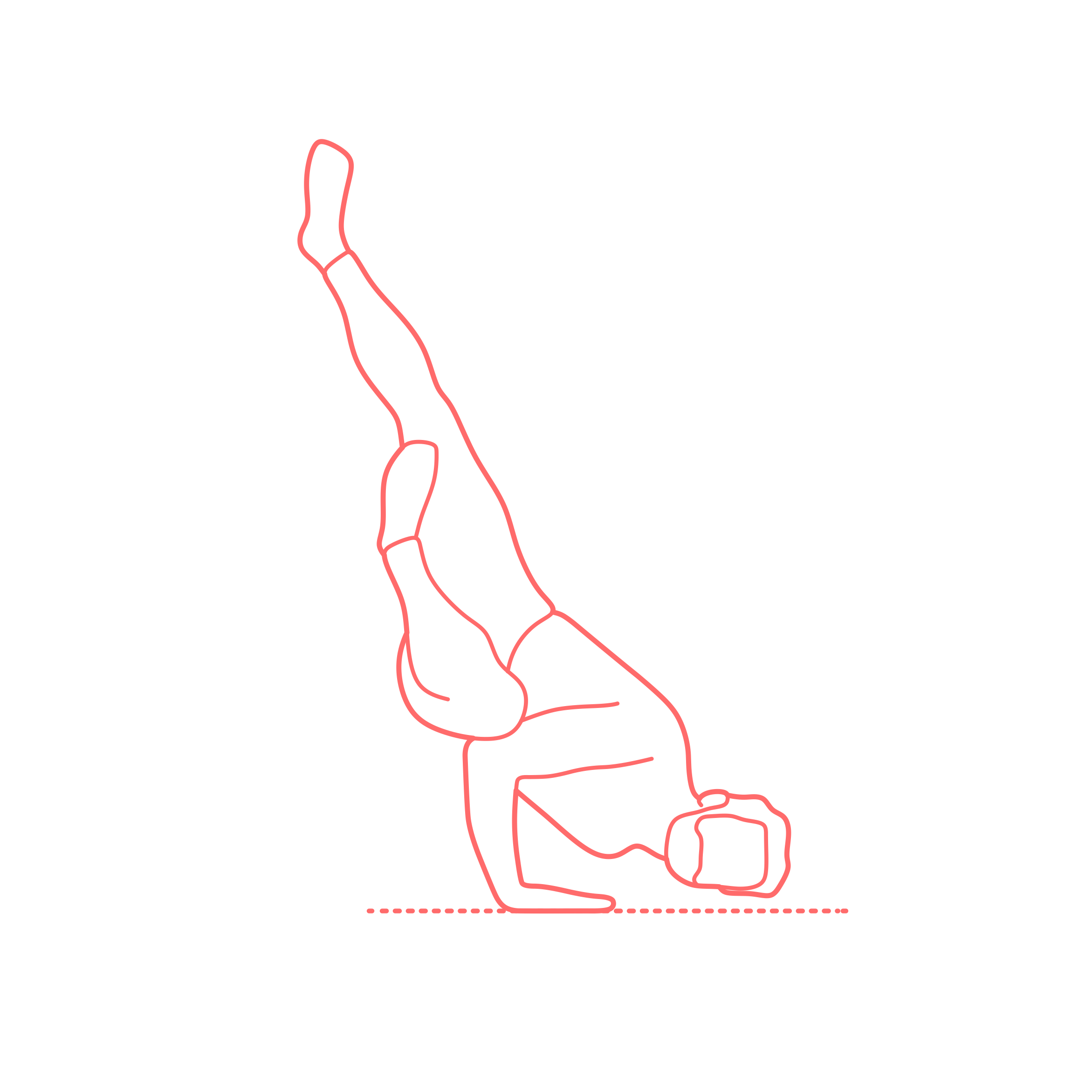Humans Yoga Poses Fallen Angel Pose Outline Svg Vector Free Vectors